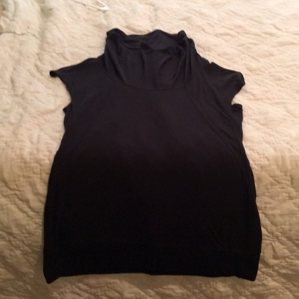 Black reebok cowl neck top tunic